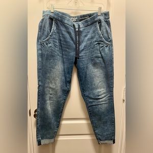 Denim Skinny low rise Joggers